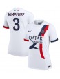 Paris Saint-Germain Presnel Kimpembe #3 Zenski Gostujuci Dres 2024-25 Kratak Rukavima